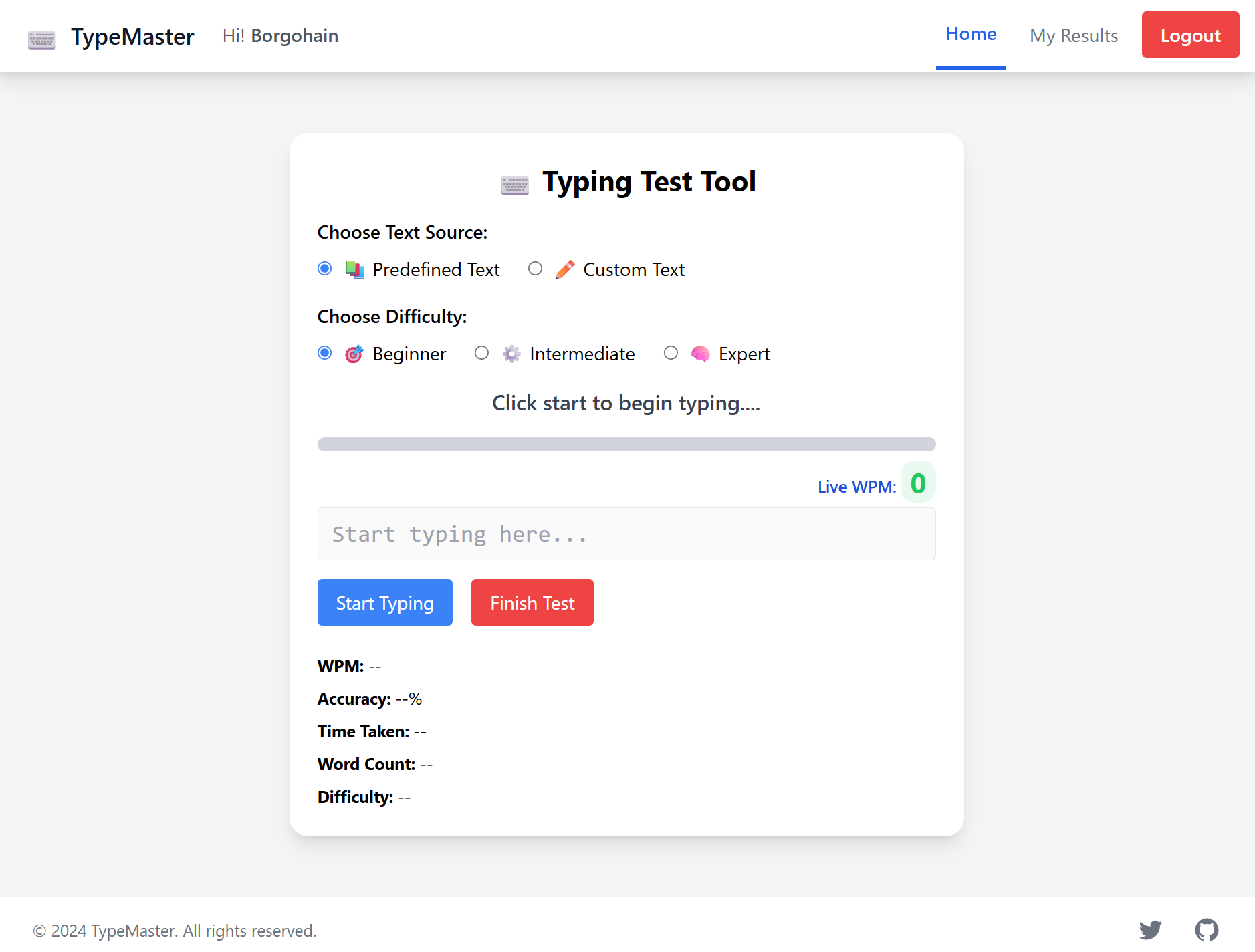 Test Interface
