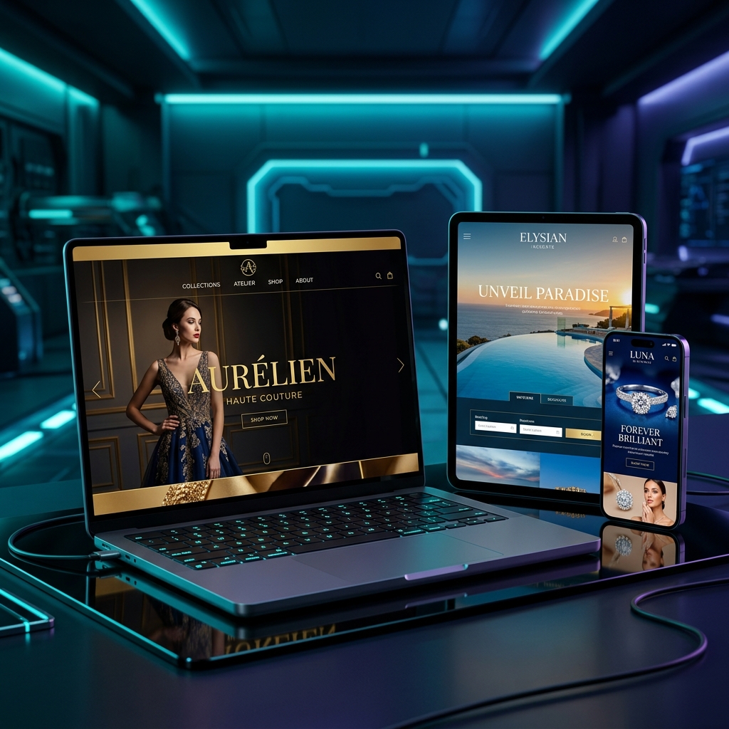 Sygmia Website Showcase on Laptop, Mobile, and Tablet