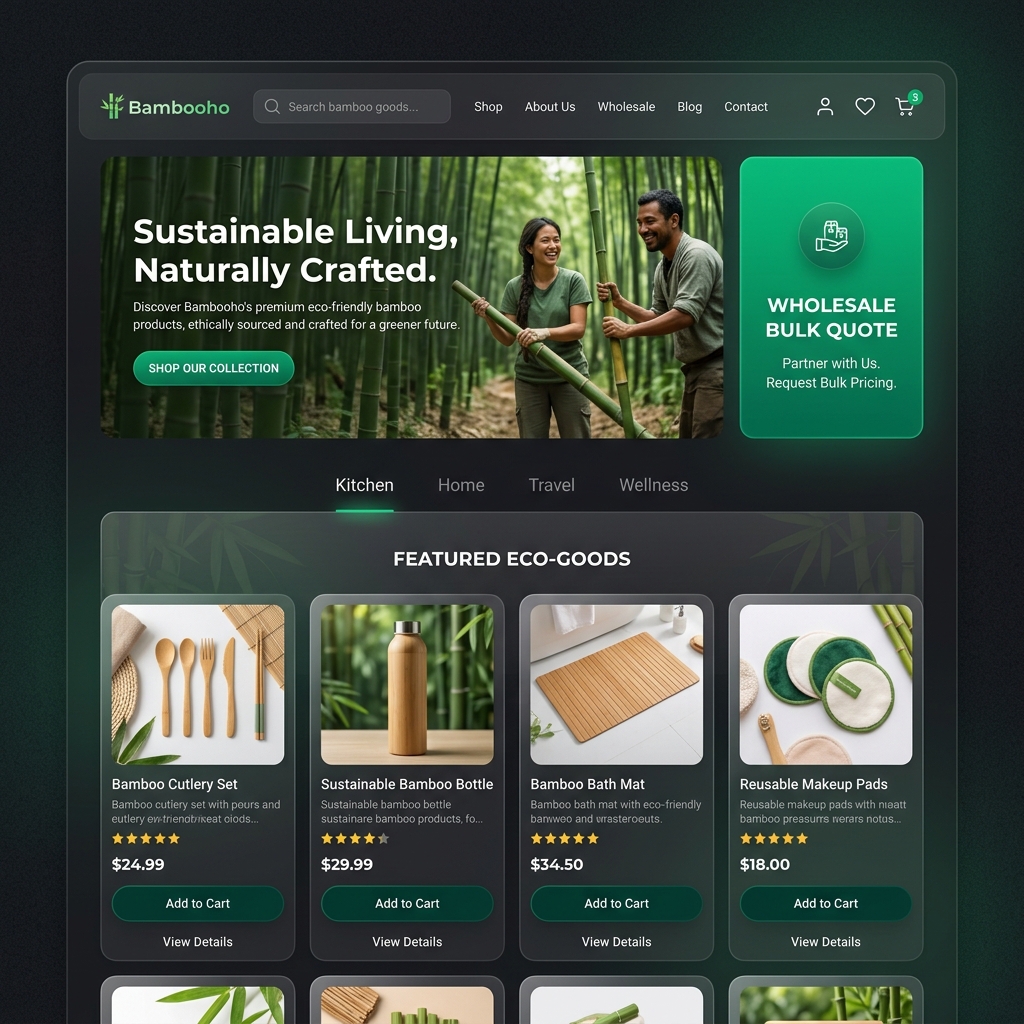 Bambooho Sustainable Products Preview