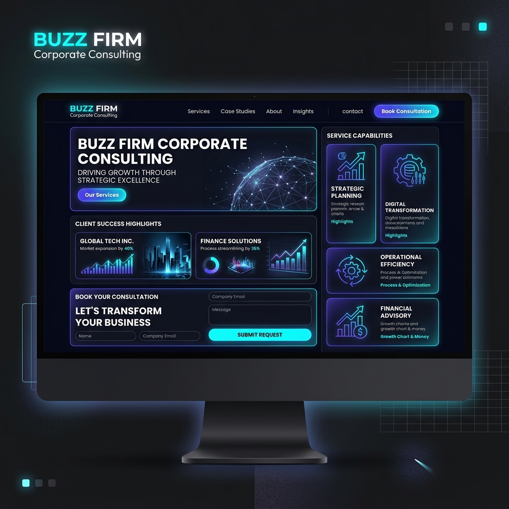 Buzz Firm Corporate Demo Preview